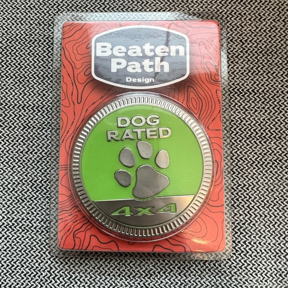 Green Dog Rated 4x4 Badge